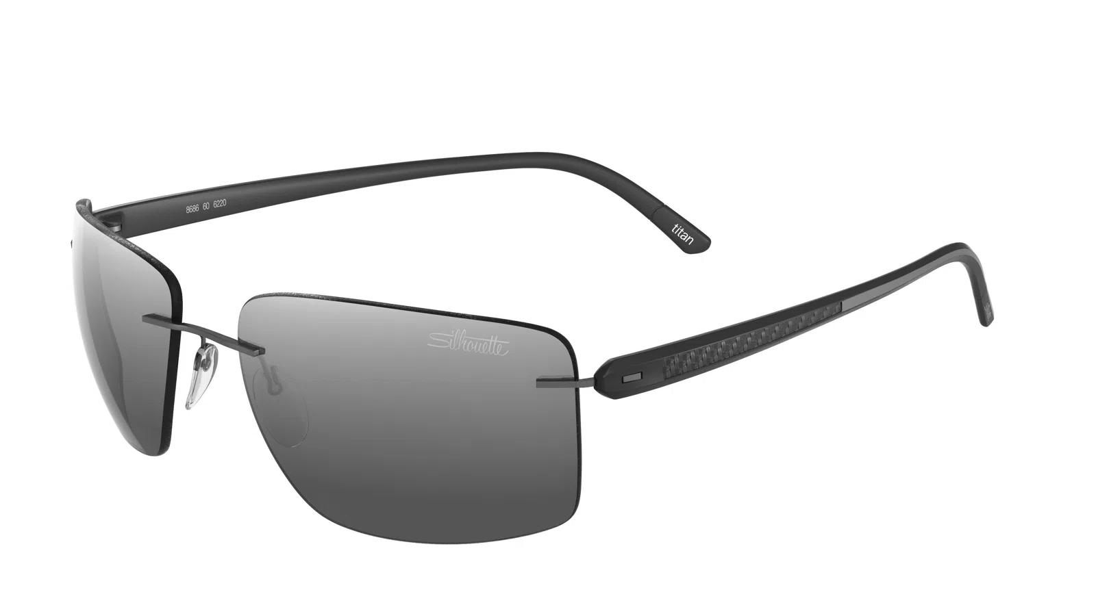 Silhouette Spielberg Rimless 8722 Sunglasses - view 3
